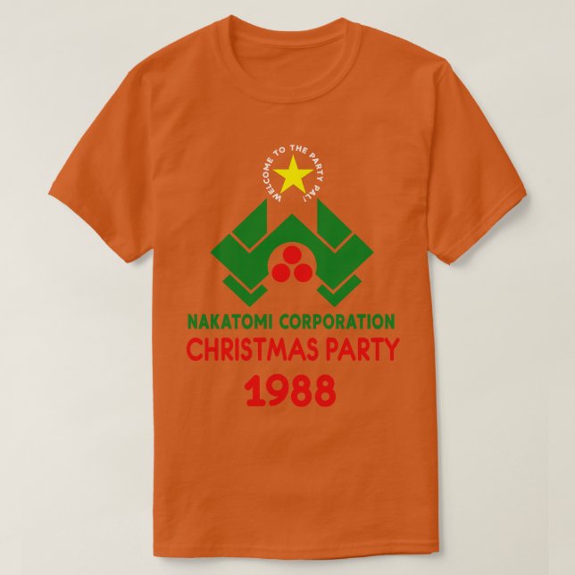 Camiseta Fiesta de Navidades de Nakatomi Plaza (Diseño del anverso)