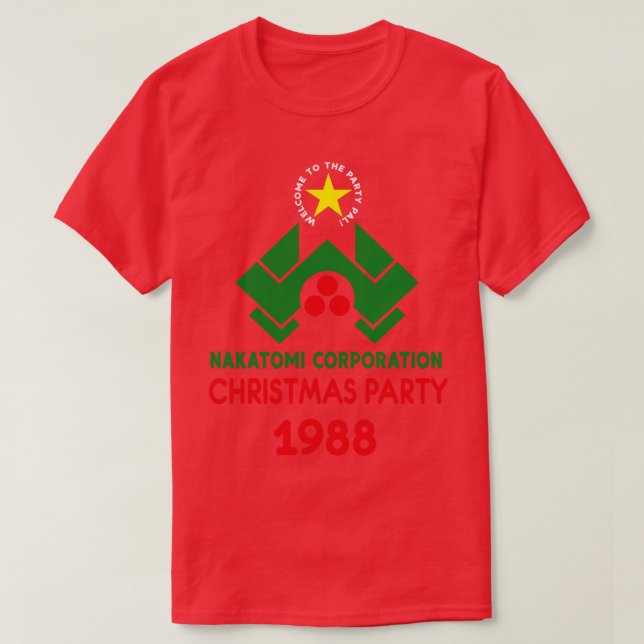 Camiseta Fiesta de Navidades de Nakatomi Plaza (Diseño del anverso)
