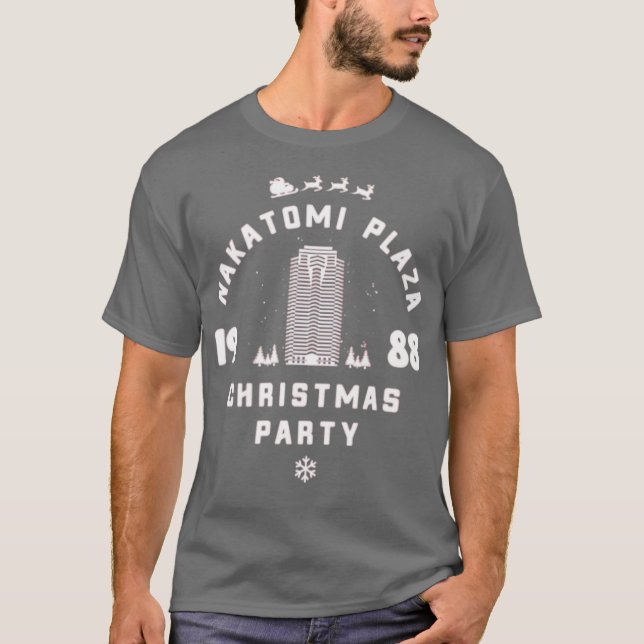 Camiseta Fiesta de Navidades de Nakatomi Plaza (Anverso)