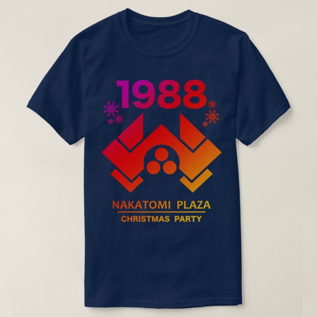 Camiseta fiesta de Navidades de Nakatomi Plaza 1988 (Diseño del anverso)