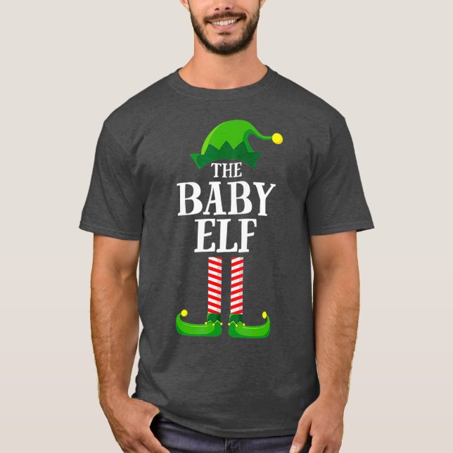 Camiseta Fiesta de Navidades del grupo familiar Baby Elf Ma (Anverso)