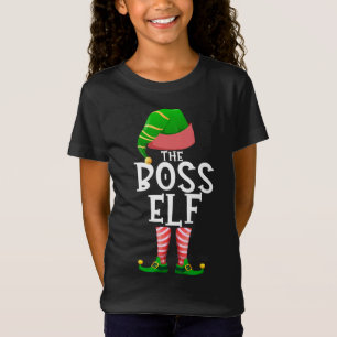 Camiseta Fiesta de Navidades del grupo familiar Boss Elf Ma