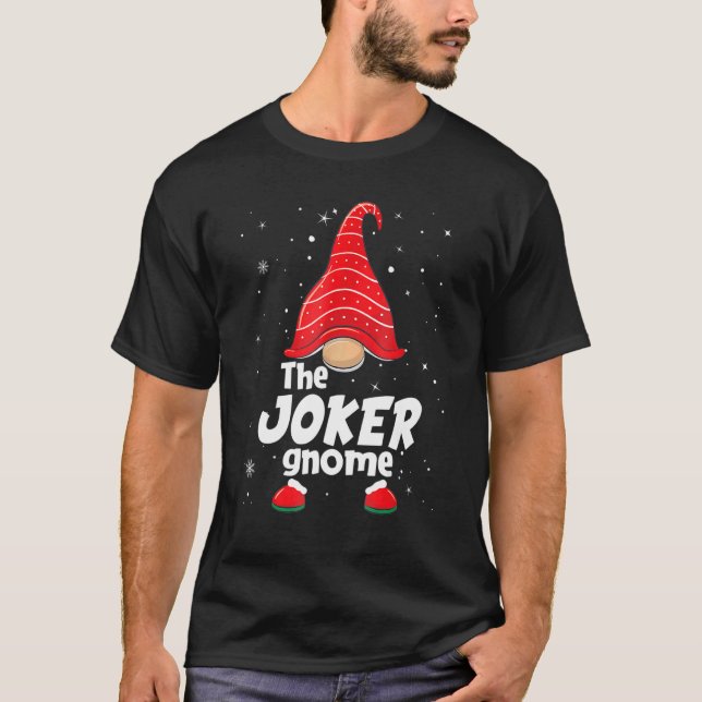 Camiseta Fiesta de Navidades del grupo familiar Joker Gnome (Anverso)
