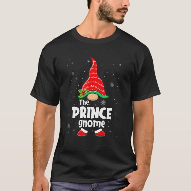 Camiseta Fiesta de Navidades del grupo familiar Prince Gnom (Anverso)