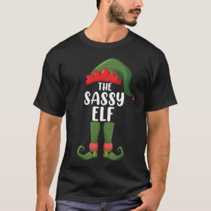 Camiseta Fiesta de Navidades del grupo familiar Sassy Elf M
