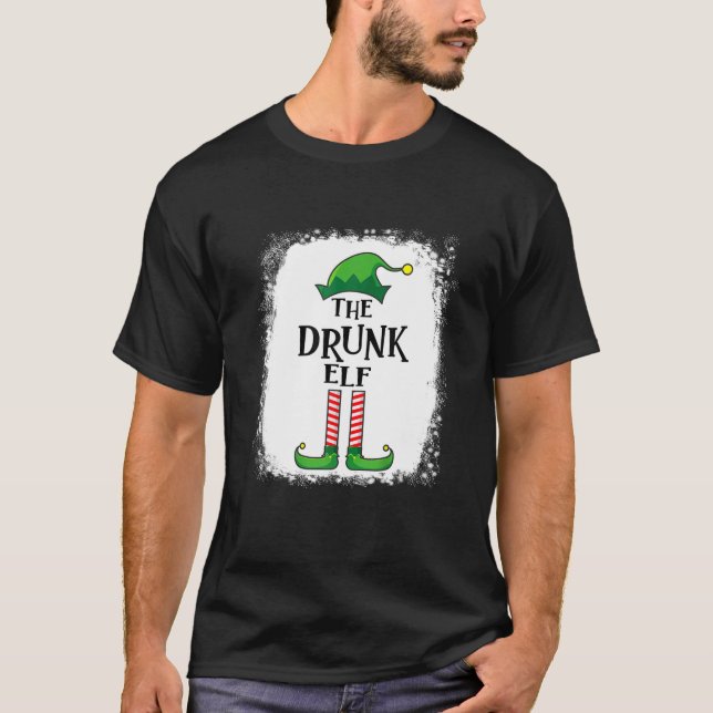 Camiseta Fiesta de Navidades divertidos de la familia Drunk (Anverso)