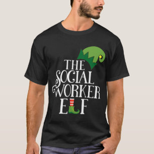 Camiseta Fiesta de Navidades familiares de Elf, trabajador