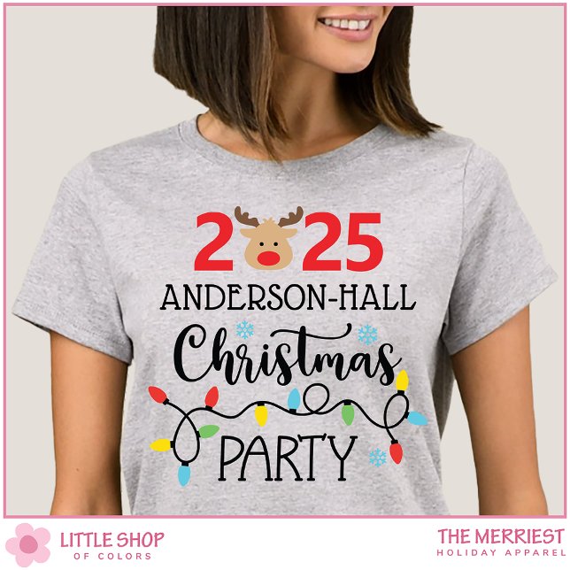 Camiseta Fiesta de Navidades familiares personalizados (Subido por el creador)