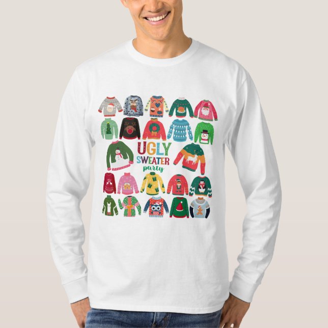 Camiseta Fiesta de Navidades feos (Anverso)
