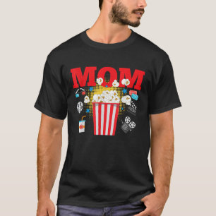 Camiseta Fiesta de Noche de Cine Mamá Fiesta de Cumpleaños