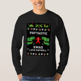 Camiseta Fiesta de oficina de nóminas de Navidades feos