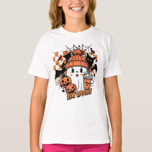Camiseta Fiesta de Otoño de Calabaza Bonita de Halloween