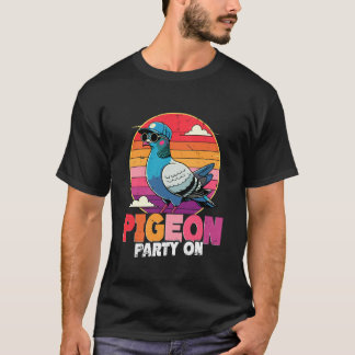 Camiseta Fiesta de Palomas Criador de Palomas Encendida