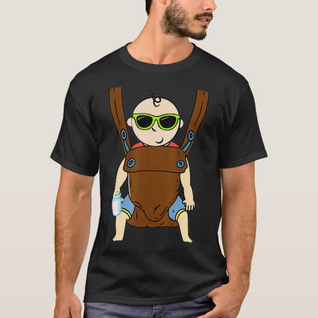 Camiseta Fiesta De pañales Para Que Papá Sea Un Hombre Dive (Anverso)