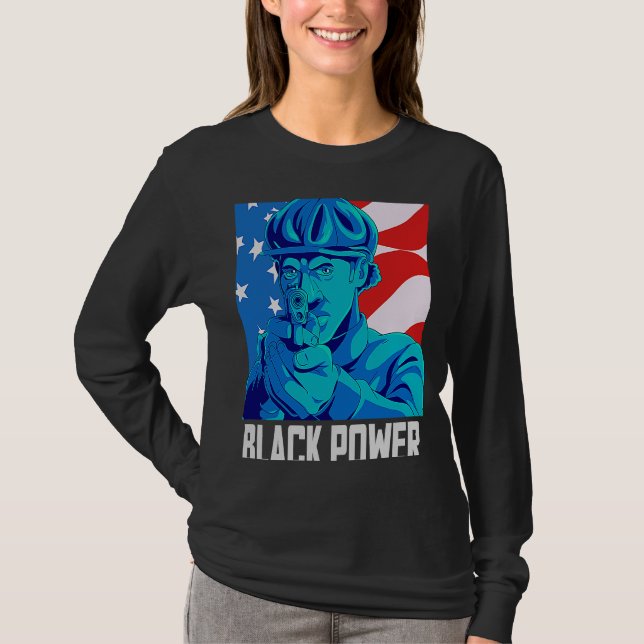 Camiseta Fiesta de pantera de historia negra 1 (Anverso)