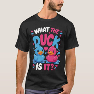 Camiseta Fiesta de patos para revelar el género Rosa o Azul