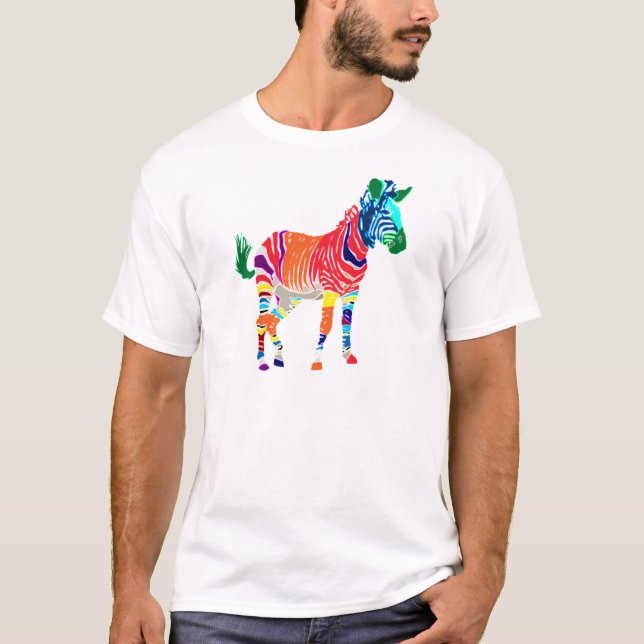 Camiseta Fiesta de patrón monogramado de los animales de ce (Anverso)