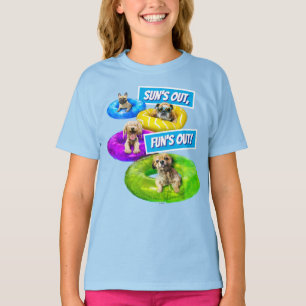 Camiseta Fiesta de perros en la piscina