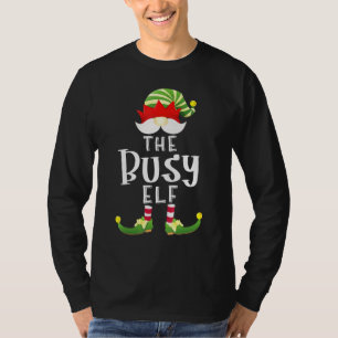Camiseta Fiesta de Pijamas de Navidad del Grupo Busy Elf