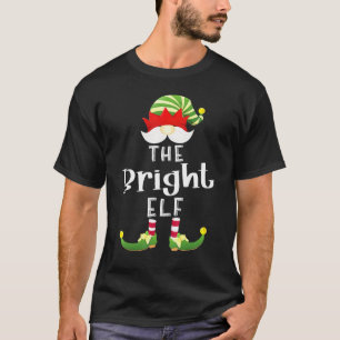 Camiseta Fiesta de Pijamas de Navidad del Grupo Elfo Brilla