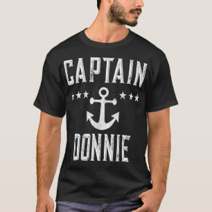 Camiseta Fiesta de Piratas Personalizado Capitán Donnie Vin
