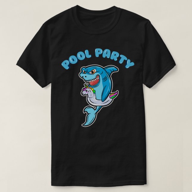 Camiseta Fiesta de piscina de verano (Diseño del anverso)