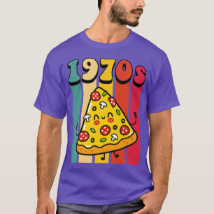 Camiseta fiesta De Pizza De Los Años 1970 Retro Vintage