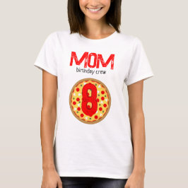 Camiseta fiesta de pizza divertida de Guay, madre de cumple