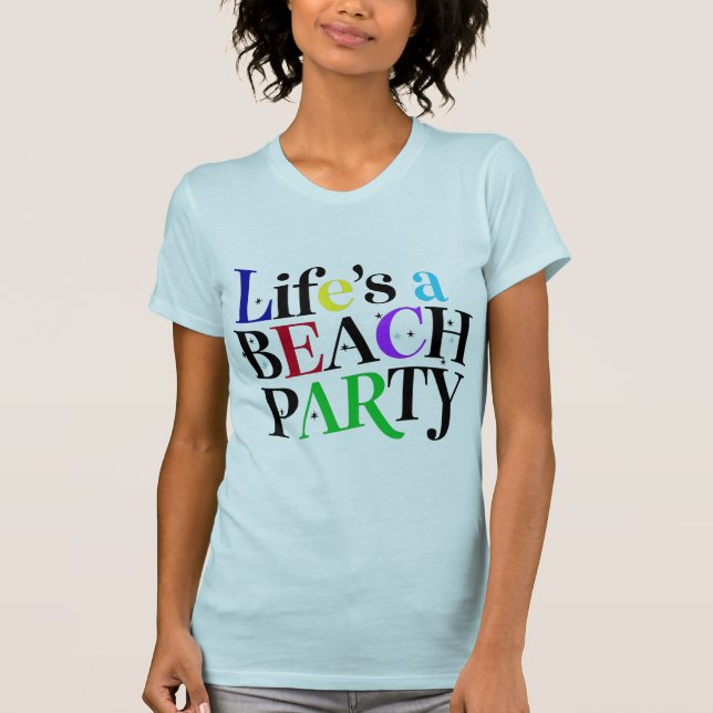 CAMISETA FIESTA DE PLAYA (Anverso)