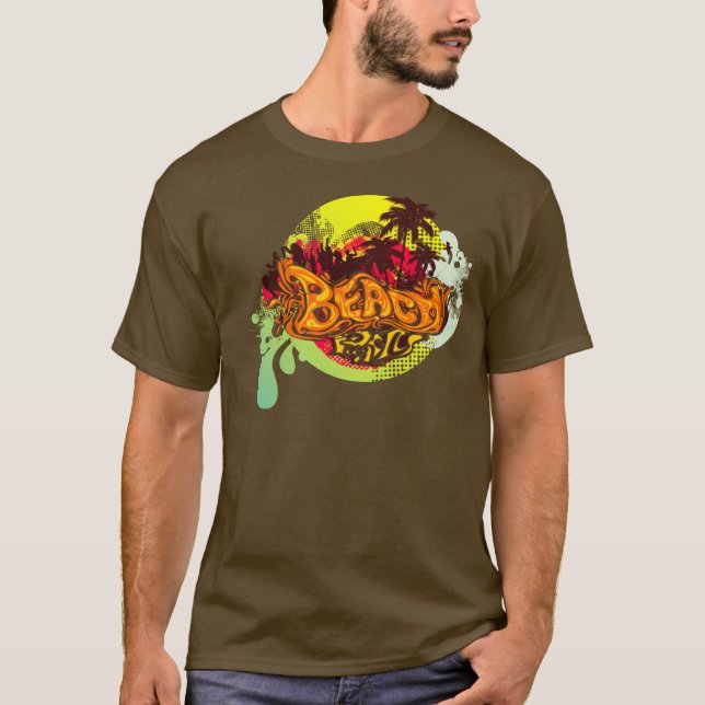 Camiseta Fiesta de playa (Anverso)