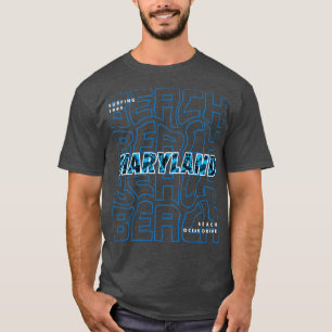 Camiseta Fiesta de playa de Maryland1
