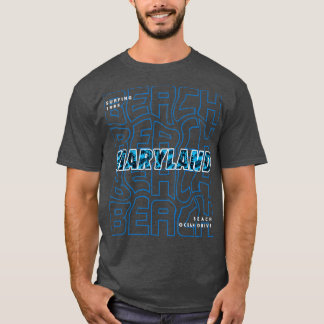 Camiseta Fiesta de playa de Maryland1