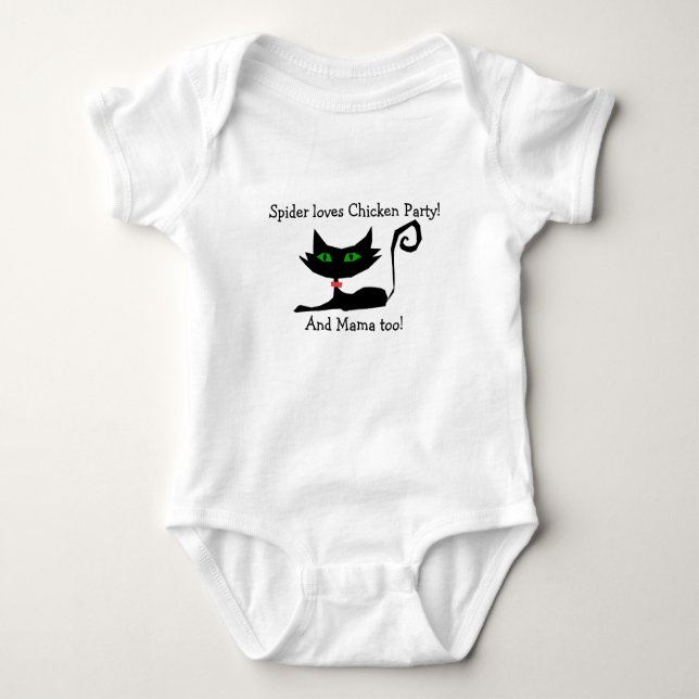 Camiseta Fiesta de pollo (Anverso)