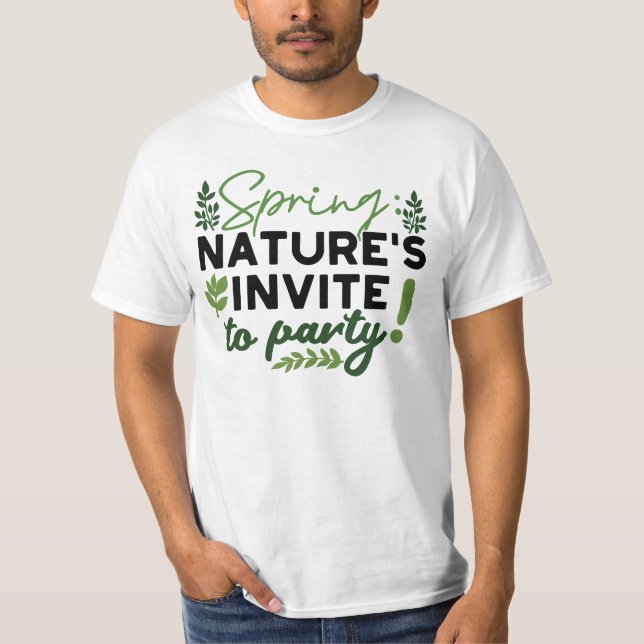 Camiseta Fiesta de primavera - Llamado a la celebración de  (Anverso)