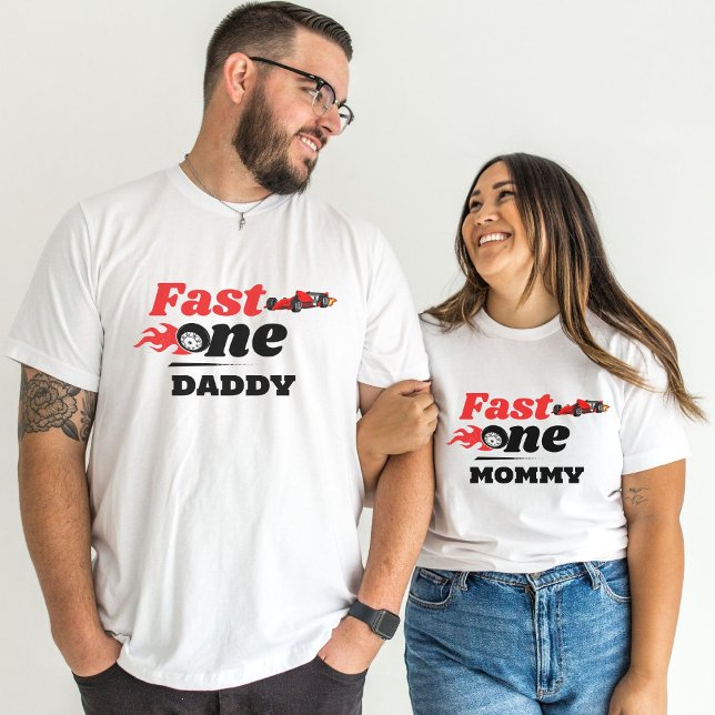 Camiseta Fiesta de primer cumpleaños de la carrera de autos (Subido por el creador)