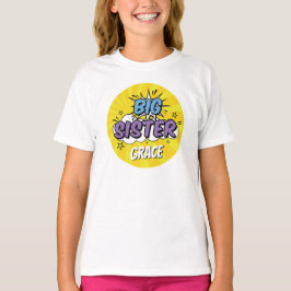 Camiseta Fiesta de Revelación de Bebé Hermana Mayor Superhé