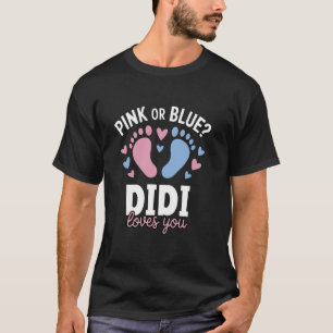 Camiseta Fiesta de Revelación de Género Didi Te Ama Rosa o