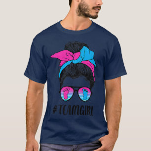 Camiseta fiesta de revelación de género femenino