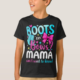 Camiseta Fiesta de Revelación de Género Te Ama Mama Botas o