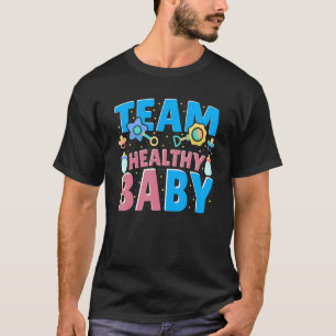 Camiseta Fiesta de revelación de sexo para bebé saludable e