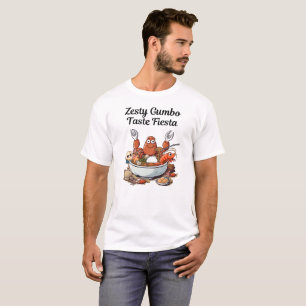 Camiseta Fiesta de sabor de Zesty Gumbo