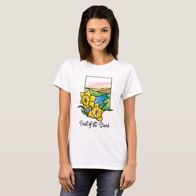Camiseta Fiesta de San David Narcisos (Anverso completo)