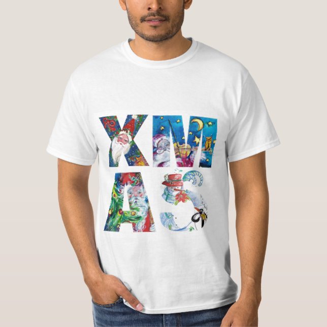 Camiseta Fiesta DE SANTA XMAS MUSICAL / SERENADE DE PENGUIN (Anverso)