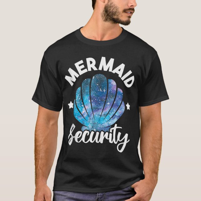 Camiseta Fiesta de seguridad de la sirena Escuadrón de sire (Anverso)