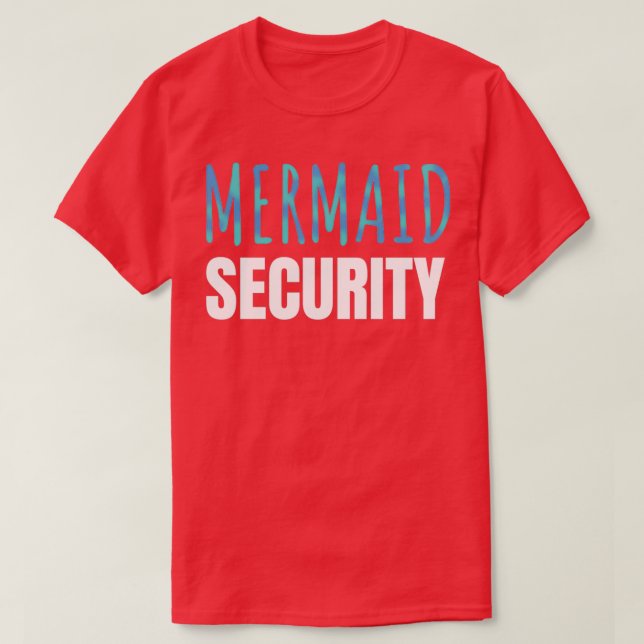 Camiseta Fiesta de Seguridad de Sirenas (Diseño del anverso)