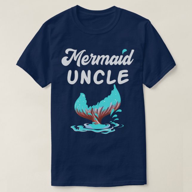 Camiseta Fiesta de Sirena Tío Chica (Diseño del anverso)