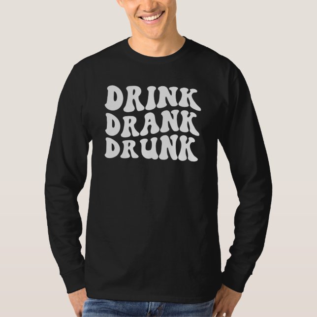 Camiseta Fiesta de Soltera Beber Bebí Borracho  Día de Bebi (Anverso)