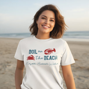 Camiseta Fiesta de soltera con mariscos hervidos
