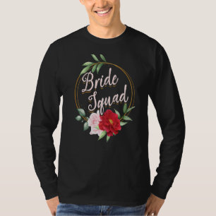Camiseta Fiesta de Soltera de Bodas de Flor de Floración Fl