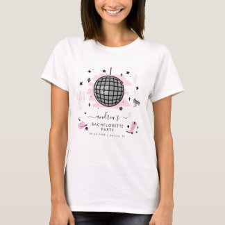 Camiseta Fiesta de Soltera Disco Retro Vaquera Espacial Ros